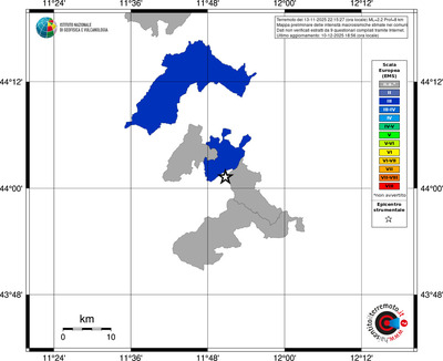 Mappa EMS - territori comuni