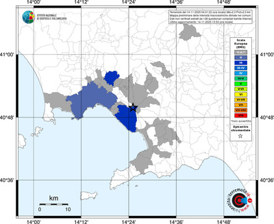 Mappa EMS - territori comunali