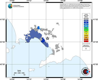 Mappa MCS - territori delle località