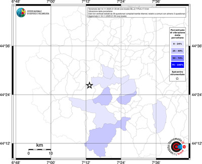 Mappa territorio comunale con almeno 3 questionari