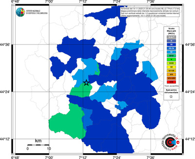 Mappa MCS - territori comunali