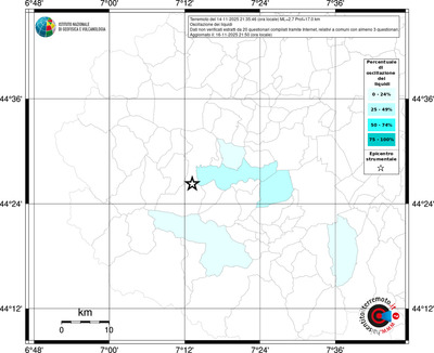Mappa territorio comunale con almeno 3 questionari