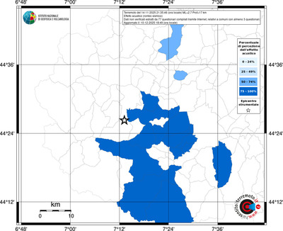 Mappa territorio comunale con almeno 3 questionari
