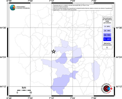 Mappa territorio comunale con almeno 3 questionari