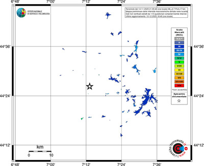 Mappa MCS - territori località