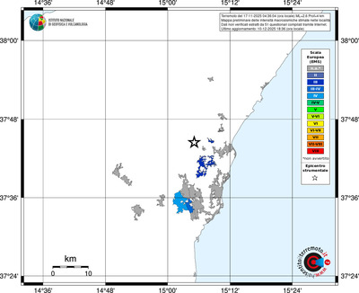 Mappa EMS - territori località