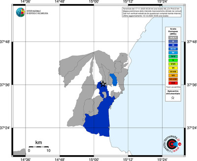 Mappa EMS - territori comuni