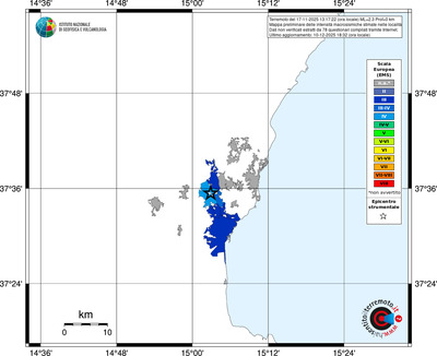 Mappa EMS - territori località