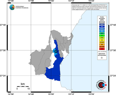 Mappa EMS - territori comuni