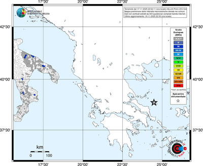 Mappa EMS - territori comunali