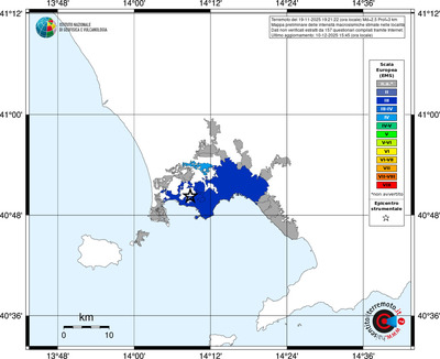 Mappa EMS - territori località