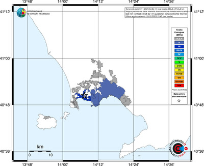 Mappa EMS - territori località