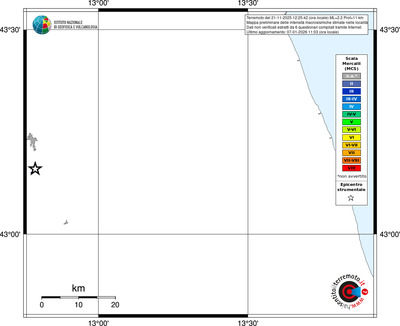 Mappa MCS - territori località