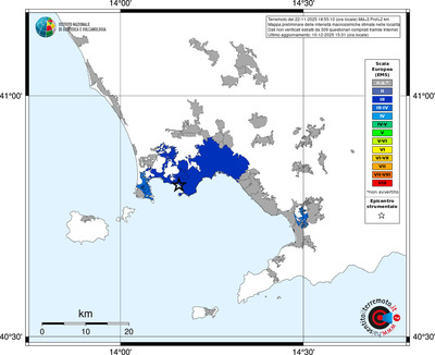 Mappa EMS - territori località