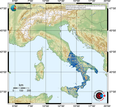 Area di invio delle email agli iscritti