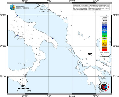 Mappa EMS - territori delle località