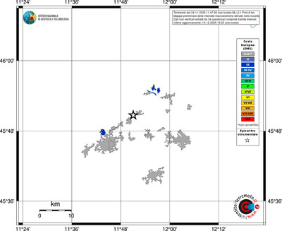 Mappa EMS - territori località