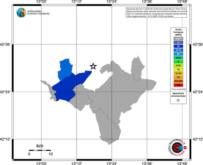Mappa EMS - territori comuni