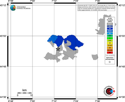 Mappa EMS - territori comuni