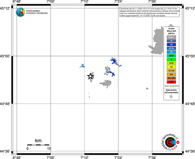 Mappa MCS - territori località