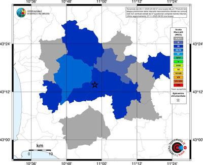 Mappa MCS - territori comunali