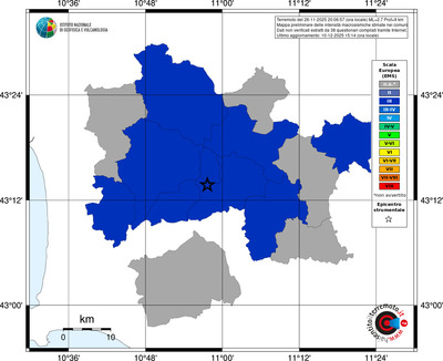 Mappa EMS - territori comuni