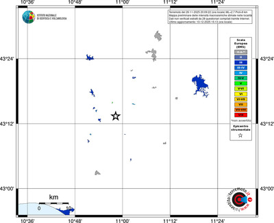 Mappa EMS - territori località