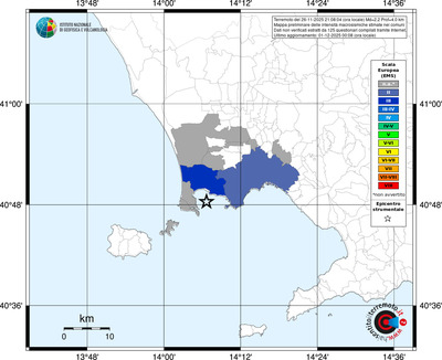 Mappa EMS - territori comunali
