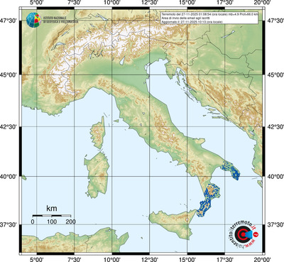 Area di invio delle email agli iscritti