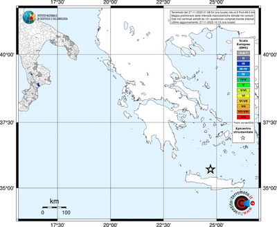 Mappa EMS - territori comunali