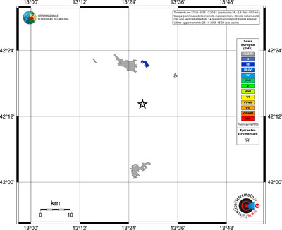 Mappa EMS - territori delle località