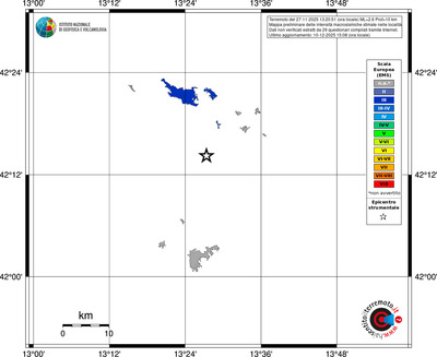 Mappa EMS - territori località