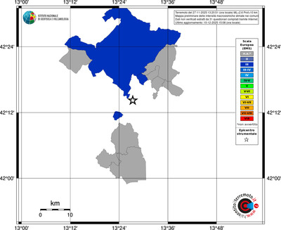 Mappa EMS - territori comuni