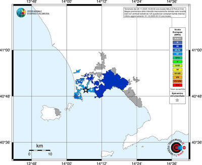 Mappa EMS - territori delle località