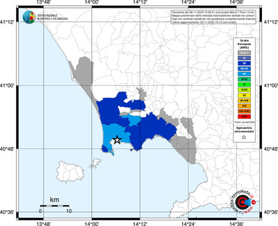 Mappa EMS - territori comunali