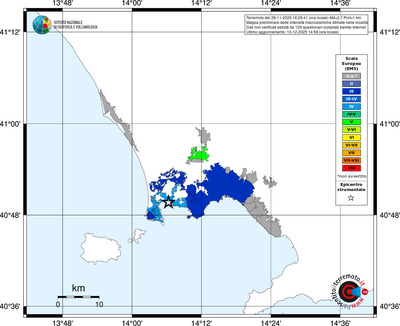 Mappa EMS - territori località