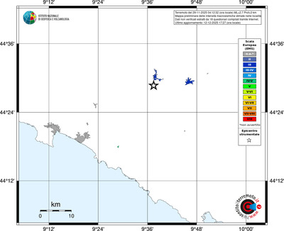 Mappa EMS - territori località