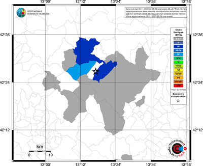 Mappa EMS - territori comunali