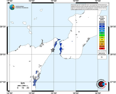 Mappa EMS - territori delle località