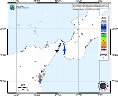 Mappa EMS - territori località