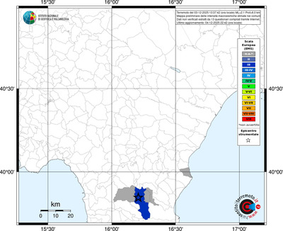Mappa EMS - territori comunali