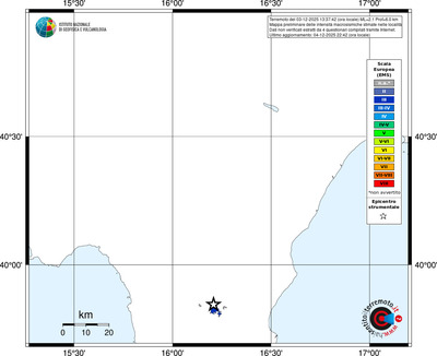 Mappa EMS - territori delle località
