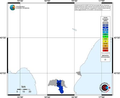Mappa EMS - territori comuni