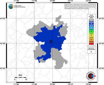 Mappa EMS - territori comunali