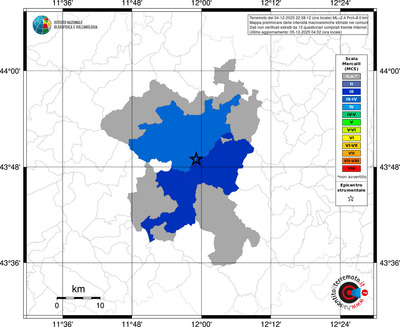 Mappa MCS - territori comunali