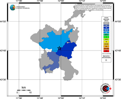 Mappa MCS - territori comuni
