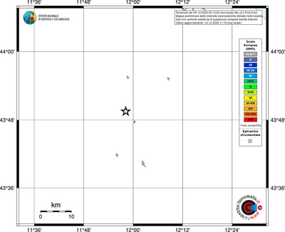 Mappa EMS - territori località