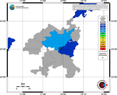 Mappa EMS - territori comuni