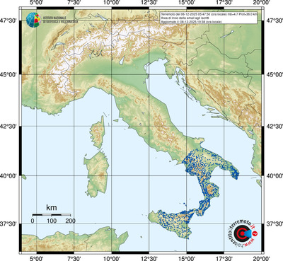 Area di invio delle email agli iscritti