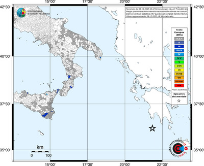 Mappa EMS - territori comunali